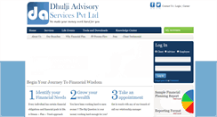 Desktop Screenshot of dhuljiadvisory.com